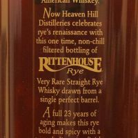 (現貨) Rittenhouse 23 Years Single Barrel Straight Rye 利登 23年 單桶 裸麥威士忌 (750ml 50% )