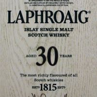 (現貨) LAPHROAIG 1985 30 years 2016 Release 拉佛格 1985 30年 原酒 2016版 (700ml 53.5%)