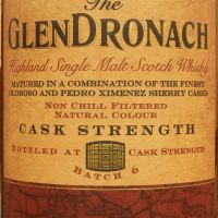 GLENDRONACH Batch No.6 Cask Strength 格蘭多納 第六版 原酒 (700ml 56.1%)
