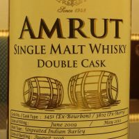 (現貨) India Amrut Double Cask Batch 2 印度 雅沐特 2010 波本雪莉雙桶  (700ml 46%)