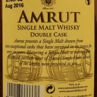 (現貨) India Amrut Double Cask Batch 2 印度 雅沐特 2010 波本雪莉雙桶  (700ml 46%)