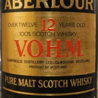 (現貨) Aberlour 12 years V.O.H.M. Bottled 1980s 亞伯樂 12年 絕版老品 (750ml 43%)