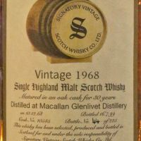 Signatory Vintage Macallan-Glenlivet 1968 30 years 聖弗力 麥卡倫 1968 30年 (700ml 46%)