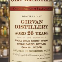 (現貨) Old Masters – Girvan 1988 26 years 麥大師 – 格文 1988 26年 單一穀物 原酒 (700ml 59.8%)