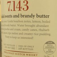 (現貨) SMWS 7.143 Longmorn 23 years 朗摩 單桶原酒 23年 蘇格蘭威士忌協會 (700ml 53.7%)