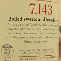 (現貨) SMWS 7.143 Longmorn 23 years 朗摩 單桶原酒 23年 蘇格蘭威士忌協會 (700ml 53.7%)