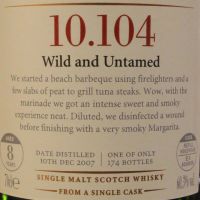 SMWS 10.104 Bunnahabhain 8 years 布納哈本 單桶原酒 8年 蘇格蘭威士忌協會 (700ml 60.3%)