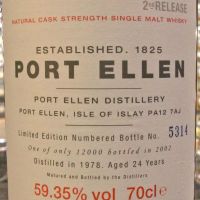 (現貨) Port Ellen 24 years 2nd release 1978 波特艾倫 24年 第2版 1978 (700ml 59.35%)