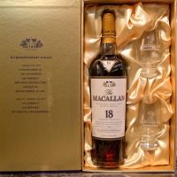 (現貨) MACALLAN 18 years 1992 麥卡倫 18年 1992 雙杯禮盒 (700ml 43%)