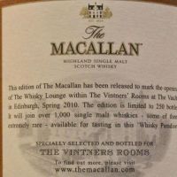(現貨) Macallan 10 years The Vintners Rooms 麥卡倫 10年 限量版 (700ml 40%)