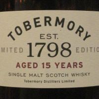 Tobermory 15 Years 托本莫瑞 15年 單一純麥威士忌 (700ml 46.3%)
