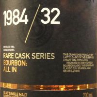 (現貨) BRUICHLADDICH Rare Cask Series 1984 32 years 布萊迪 1984 32年 波本桶 (700ml 43.7%)
