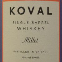 Koval Millet Single Barrel Whiskey 科沃 美國小米威士忌 (500ml 40%)