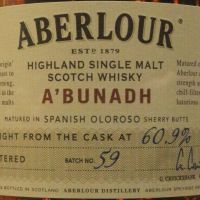 Aberlour A'Bunadh Batch No.59 亞伯樂 雪莉桶原酒 第59批次 (700ml 60.9%)