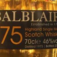 BALBLAIR Vintage 1975 2nd Release 巴布萊爾 1975 (700ml 46%)
