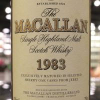 MACALLAN 18 years 1983 麥卡倫 18年 1983 莊園圓桶版 稀有典藏 (750ml 43%)