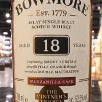 Bowmore 18 years Manzanilla Sherry Cask 波摩 18年 曼查尼亞雪莉桶 (700ml 52.5%)