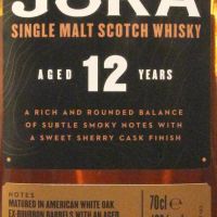 Jura 12 years EX-Bourbon Barrels & Oloroso Sherry Cask 吉拉 12年 (700ml 40%)