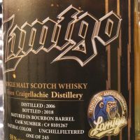 (現貨) BBR - Craigellachie 2006 Single Cask 魁列奇 波本單桶 Lamigo桃猿x Whisky Taste 2018 (700ml 58%)