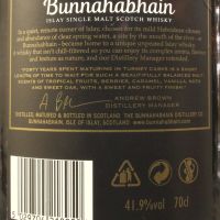 (現貨) Bunnahabhain 40 Years Small Batch Distilled 布納哈本 40年 單一麥芽威士忌 (700ml 41.9%)