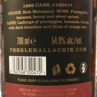 (現貨) GlenAllachie 1989 28 Years Single Cask 艾樂奇 1989 28年 單桶原酒 (700ml 54.9%)