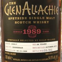 (現貨) GlenAllachie 1989 28 Years Single Cask 艾樂奇 1989 28年 單桶原酒 (700ml 54.9%)