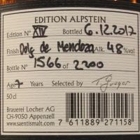 (現貨) SÄNTIS MALT Edition Alpstein XIV 山蹄士 艾爾普斯坦14版 西班牙甜紅酒桶 (500ml 48%)