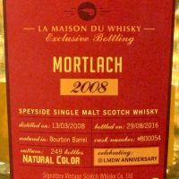 Signatory Vintage Mortlach 2008 - LMDW 60th 聖弗力 慕赫 2008 單桶原酒 (700ml 61.2%)