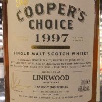 Cooper’s Choice – Linkwood 1997 20 Years 酷選大師 林肯伍德 1997 瑪莎拉桶 (700ml 46%)