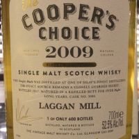 (現貨) Cooper’s Choice - Laggan Mill 2009 8 Years 酷選大師 Laggan Mill 2009 雪莉桶 (700ml 52.5%)