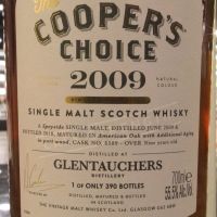 (現貨) Cooper’s Choice - Glentauchers 2009 9 Years 酷選大師 格蘭道奇 2009 波特桶 (700ml 55.5%)