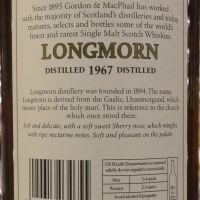 (現貨) Gordon & Macphail - Longmorn 1967~2015 高登麥克菲爾 - 朗摩 1967 48年 (700ml 43%)