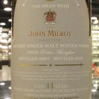 (現貨) The Whiskyfind - John Milroy - Rothes 2007 11 Years Sherry 與大師共飲 強米羅精選 (700ml 58%)