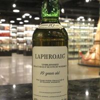 LAPHROAIG 10 Years Unblended Bottled 1980s 拉佛格 10年 1980年代裝瓶 (1L 43%)