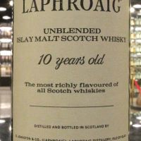 LAPHROAIG 10 Years Unblended Bottled 1980s 拉佛格 10年 1980年代裝瓶 (1L 43%)