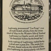 LAPHROAIG 10 Years Unblended Bottled 1980s 拉佛格 10年 1980年代裝瓶 (1L 43%)