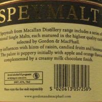 G&M - Speymalt - Macallan 2007 Vintage Bottled 2016 麥卡倫 2007 (700ml 43%)