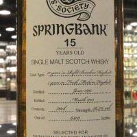 (現貨) Springbank 1997 15 Years Springbank Society 雲頂 1997 15年 限量版 (700ml 56.5%)