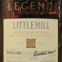(現貨) Hart Brothers - Littlemill 1988 30 years Single Cask 威伯特 小磨坊 30年 單桶原酒 (700ml 51.5%)