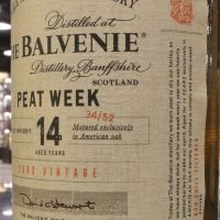(現貨) The Balvenie 2003 14 Years Peat Week 百富14年 泥煤 單一麥芽威士忌 (700ml 48.3%)