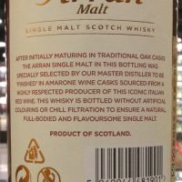 Arran Amarone Cask Finish Single Malt Whisky 愛倫 阿馬龍紅酒桶 (700ml 50%)