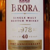 (現貨) Brora 1978 40 Years 200th Anniversary Exclusive 布朗拉 40年 200週年紀念版 (700ml 49.2%)