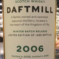 Daftmill 2006~2018 Winter Batch Release 德夫磨坊 2006 冬季批次版 (700ml 46%)