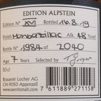 SÄNTIS MALT Edition Alpstein XVI 山蹄士 艾爾普斯坦16版 貴腐甜白酒桶 (500ml 48%)