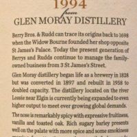 (現貨) BBR – Glen Moray 1994 21 Years LMDW 60th Anniversary 格蘭莫雷 21年 LMDW 60週年 (700ml 56.3%)