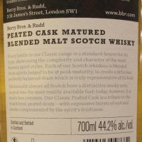 BBR The Classic Range Peated Cask Blended Malt 貝瑞兄弟 泥煤桶 調和麥芽威士忌 (700ml 44.2%)