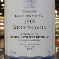 (現貨) BBR Strathavon Glenlivet 1969 Berry’s Own Selection 貝瑞兄弟 格蘭利威 1969 (700ml 53.7%)