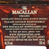 Macallan 1824 Oscuro 麥卡倫 奧斯庫羅 旋轉木盒版 (700ml 46.5%)