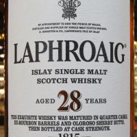 (現貨) Laphroaig 28 Years Limited Edition 拉佛格 28年 單一麥芽威士忌 (700ml 44.4%)