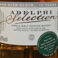 Adelphi - Glen Elgin 2006 13 Years Bourbon Cask 艾德菲 格蘭愛琴 13年波本桶 (700ml 54.6%)